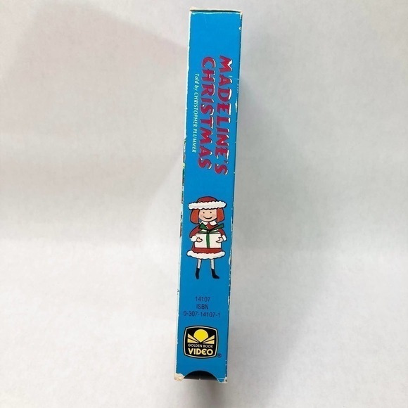 Vtg Madeline's Christmas VHS 1990 Christopher Plummer Golden Book Video VHS Tape - Picture 4 of 10
